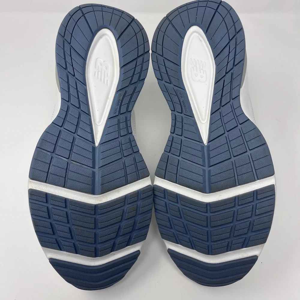 New Balance 608 Training Shoes Comfort Cushioned White Blue Mens 8.5‎ Womens 10